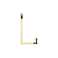 буква L на белом фоне, векторная иллюстрация