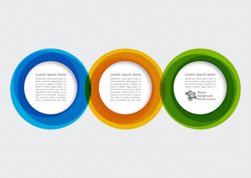 Infographic Colorful Circle Frame #Vector Graphic