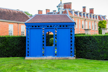 gazebo summer house in garden