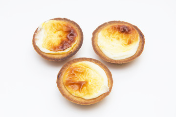freshly baked delicious egg tart