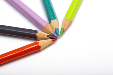 Colorful pencil set.