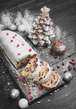 Traditional German, European festive dessert