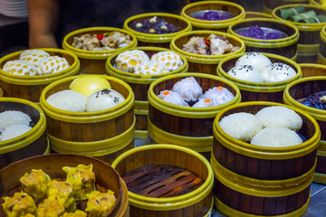 Traditional chinese steamed buns