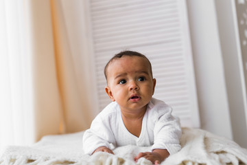 Fototapeta premium 3-month old African American baby boy