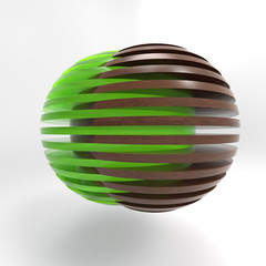 connecting sliced spheres