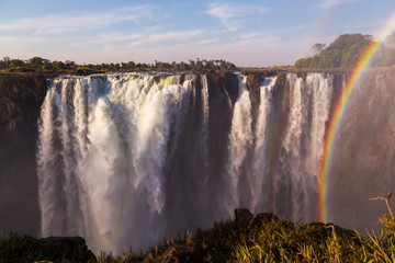 Rainbow over Victoria Falls
