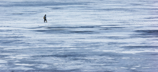 lone fisherman