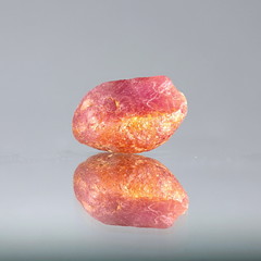 Pink ruby from finnish Lapland