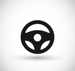 Car wheel vector icon