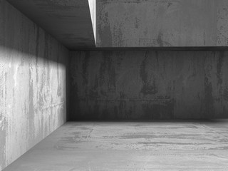 Abstract concrete wall geometric architecture background