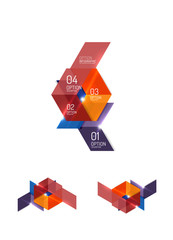 Paper infographic elements