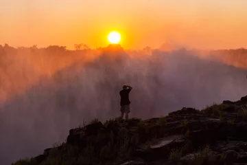 Fototapete Rund Victoria Falls   © SB