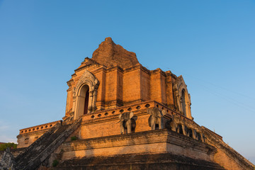 buddist pagoda in Chiang Mai, thailand