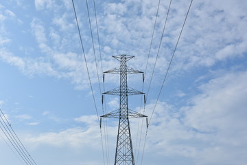 high voltage pole