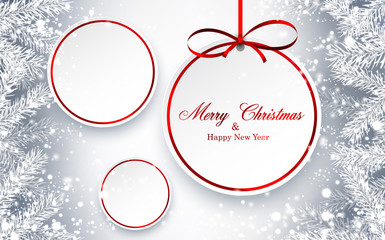 Christmas and New Year background.