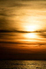 Setting sun