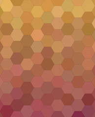 Abstract hexagon tile mosaic pattern background