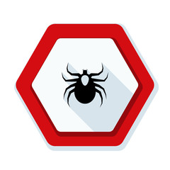 Ticks acarine danger sign