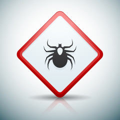 Ticks acarine danger sign