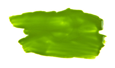 Sample green nail Polish