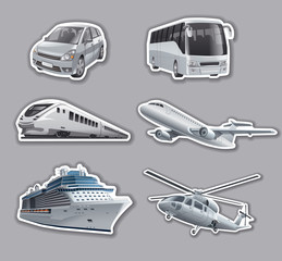 stickers of transport