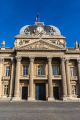 Obraz premium Ecole Militaire (Military School, 1750), Champ de Mars in Paris