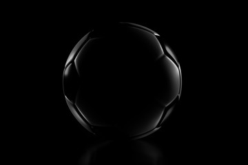 Plakat Soccer Ball Silhouette