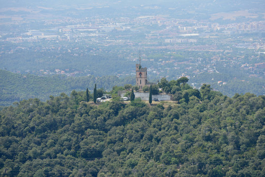 Puig Hill between Barcelona and Sant Cugat del Valles, Catalonia