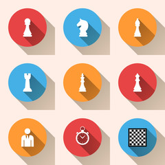Chess logo. Business Infographics.