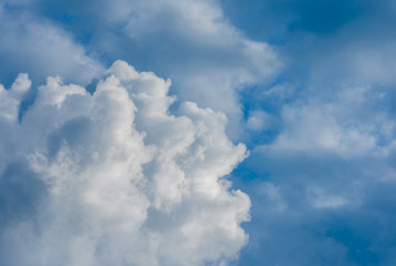   blue sky and white cloud on day time.