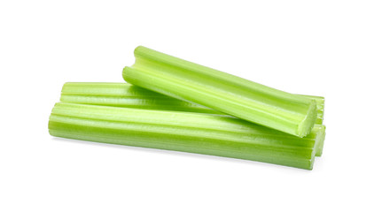 celery on white background