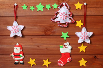 Рождественские и новогодние декорации.