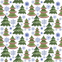 Christmas winter holiday symbol in a watercolor style isolated