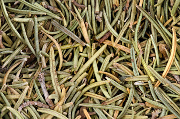 Dried Rosemary macro background