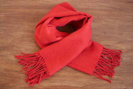 Red Winter Scarf