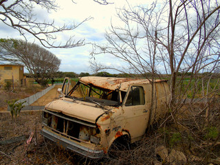 Rusting Minivan