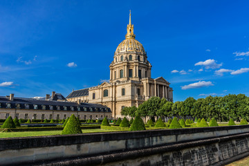 Fototapeta na wymiar Les Invalides (National Residence of Invalids) in Paris, France.