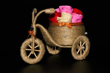 handmade decorative tricycle
