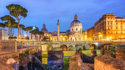 Fototapete Rund Rome - Italy © tichr