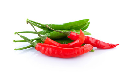  chil on white background