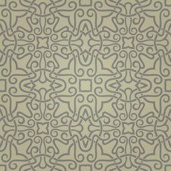 Seamless abstract pattern with gradient. Vector illustration