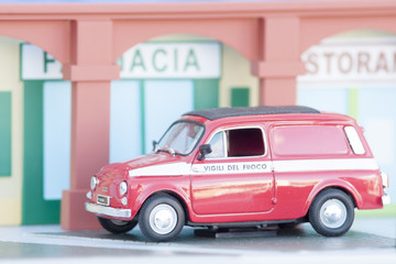 Fototapeta premium toy car