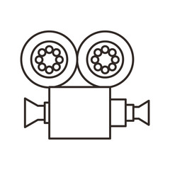 camera video film isolated icon vector illustration design