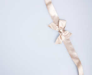 ribbon or golden ribbon on a background.