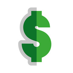 money symbol isolated icon vector illustration design