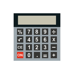 calculator device isolated icon vector illustration design