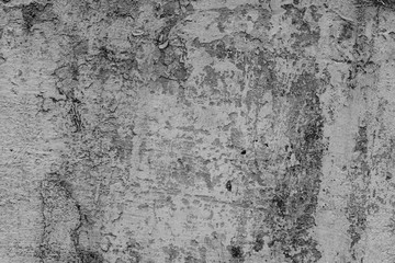 Wall fragment with scratches and cracks