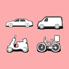 Set of vehicles