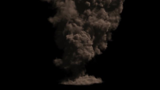 Explosion with 2 light angles and alpha channel