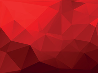 red geometric background